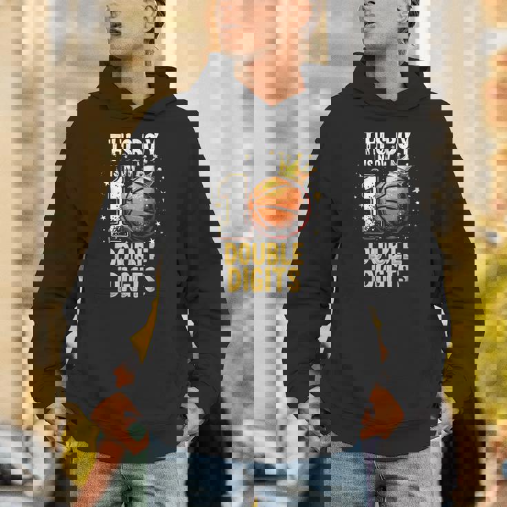 10Th Birthday Boys This Boy Double Digits Ten Year Old Unisex Hoodie