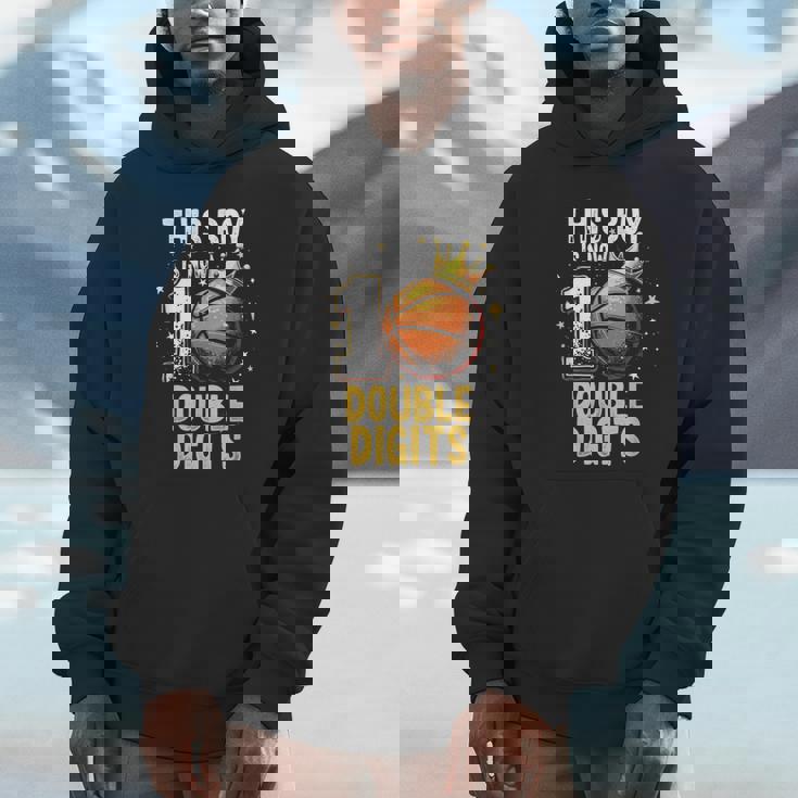 10Th Birthday Boys This Boy Double Digits Ten Year Old Unisex Hoodie