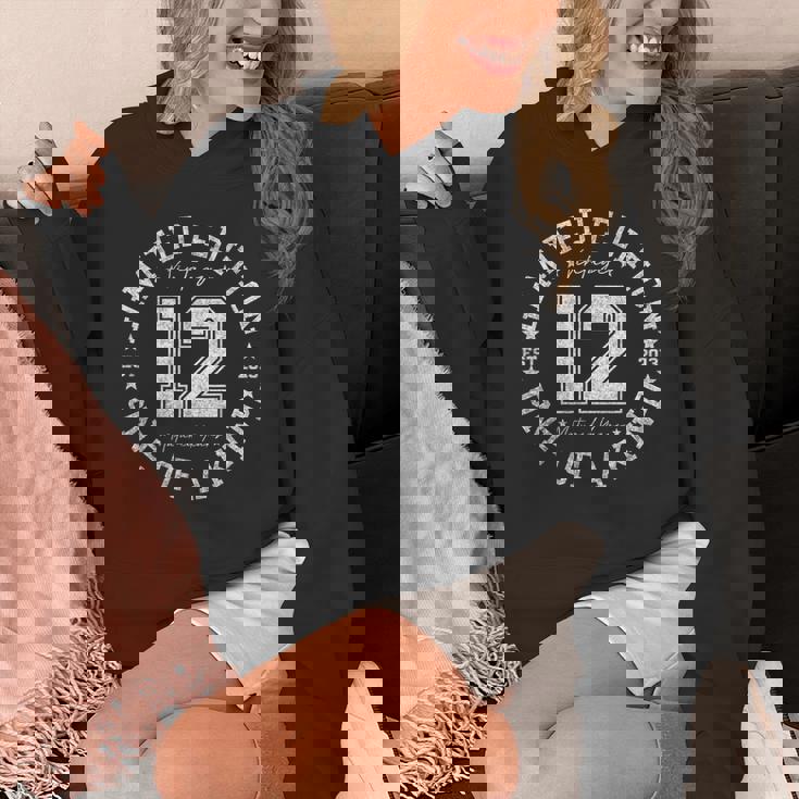 12 Year Old Vintage 2013 Limited Edition 12Th Birthday Unisex Hoodie