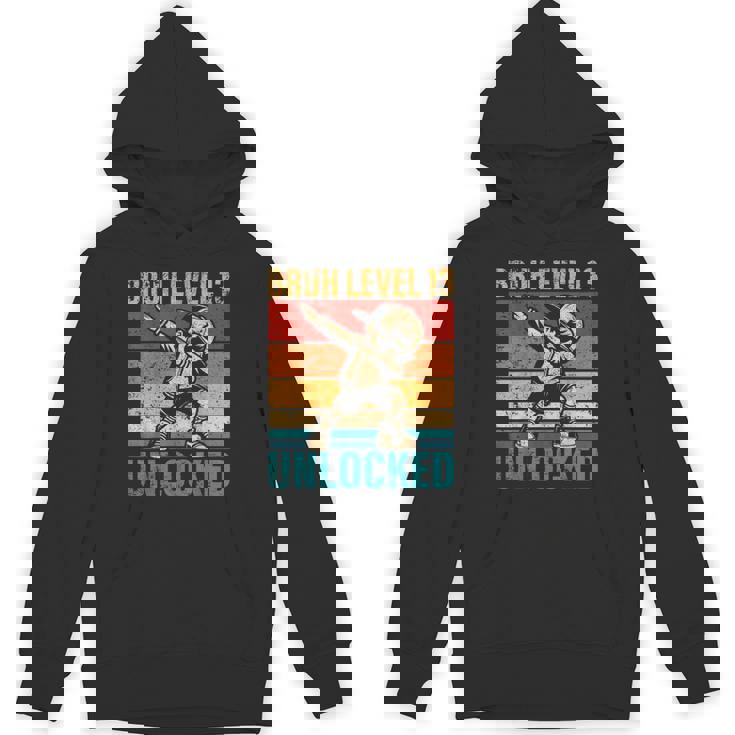 13 Years Old Birthday Dabbing Boy Bruh Level 13 Unlocked Unisex Hoodie