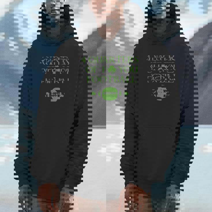 4 Quarters Of F You Football Clover Unisex Hoodie