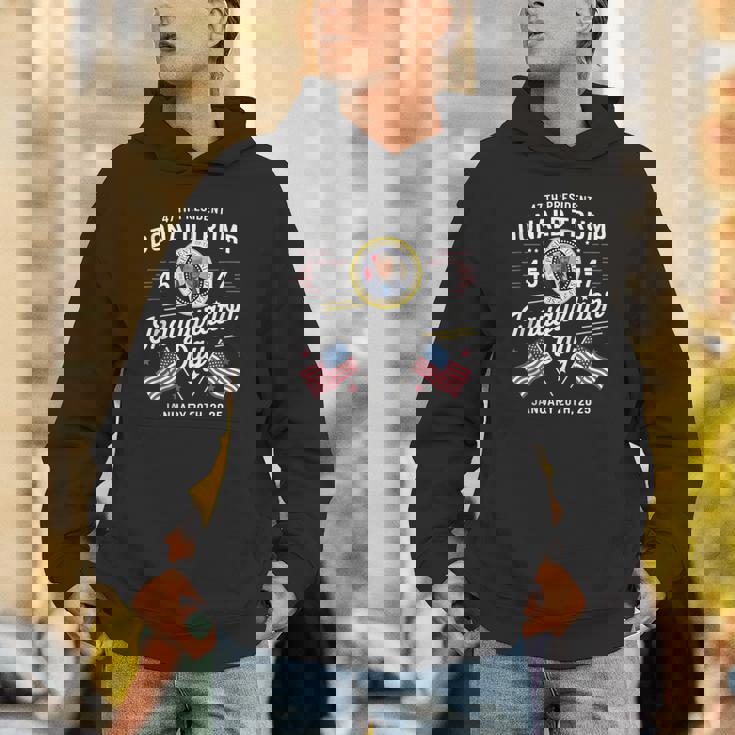 47Th President Donald Trump Inauguration Day Graphic Unisex Hoodie