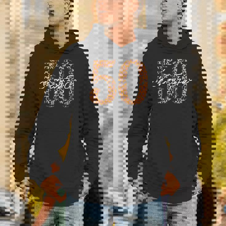 50Th Birthday Chapter 50 Leopard Print Unisex Hoodie