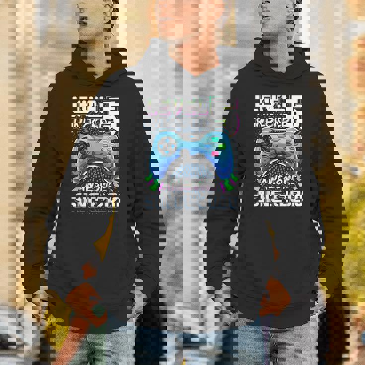 5Th Birthday Boy Level 5 Gamer 5 Year Video Game Party Unisex Hoodie