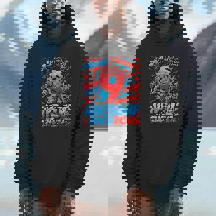 9 Year Old For Boys 9Th Birthday Boy 9 Year Old Boy Unisex Hoodie