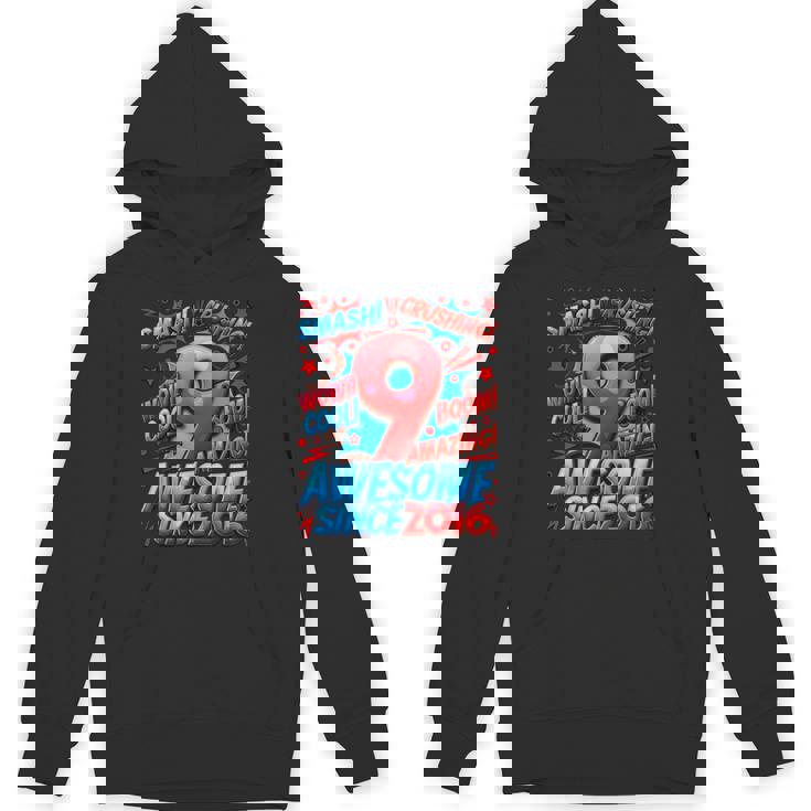 9 Year Old For Boys 9Th Birthday Boy 9 Year Old Boy Unisex Hoodie