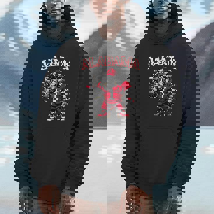 Alabama Al Vintage Sports Love Elephant Animal Kid Unisex Hoodie