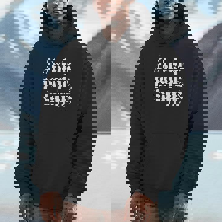 I Bake People Happy Cupcake & Cookie Baking Crew Love Bakers Unisex Hoodie