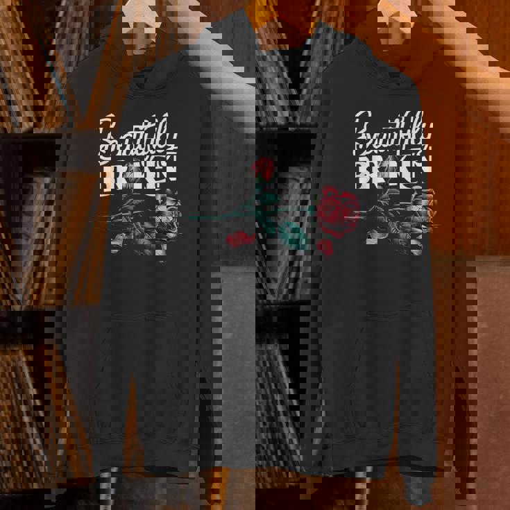 Beautifully Broken Rose Unisex Hoodie