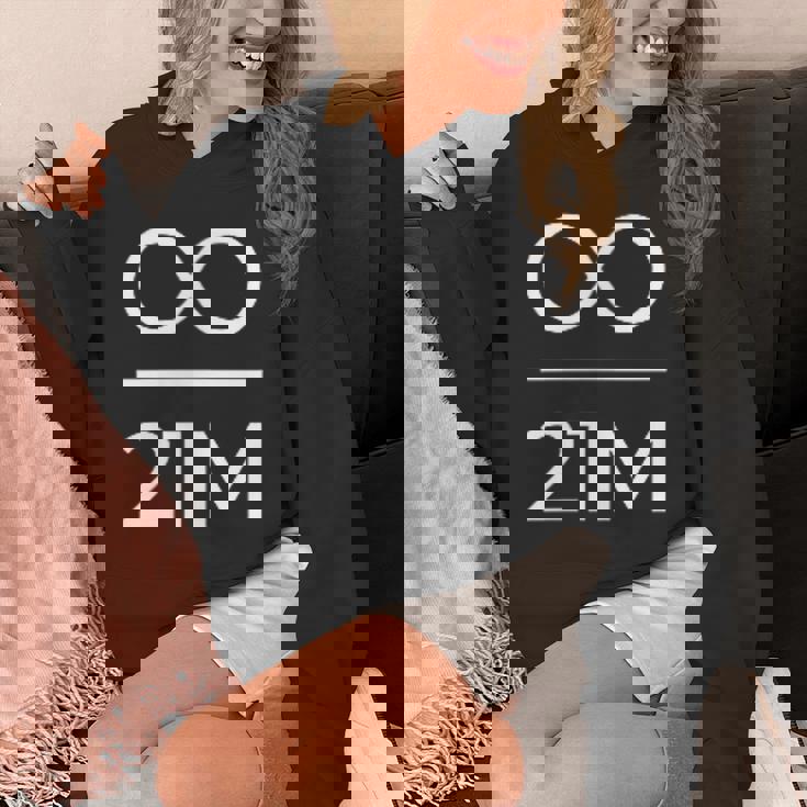 Bitcoin Infinity Divided By 21 Million Statement Plan B 21M Unisex Hoodie