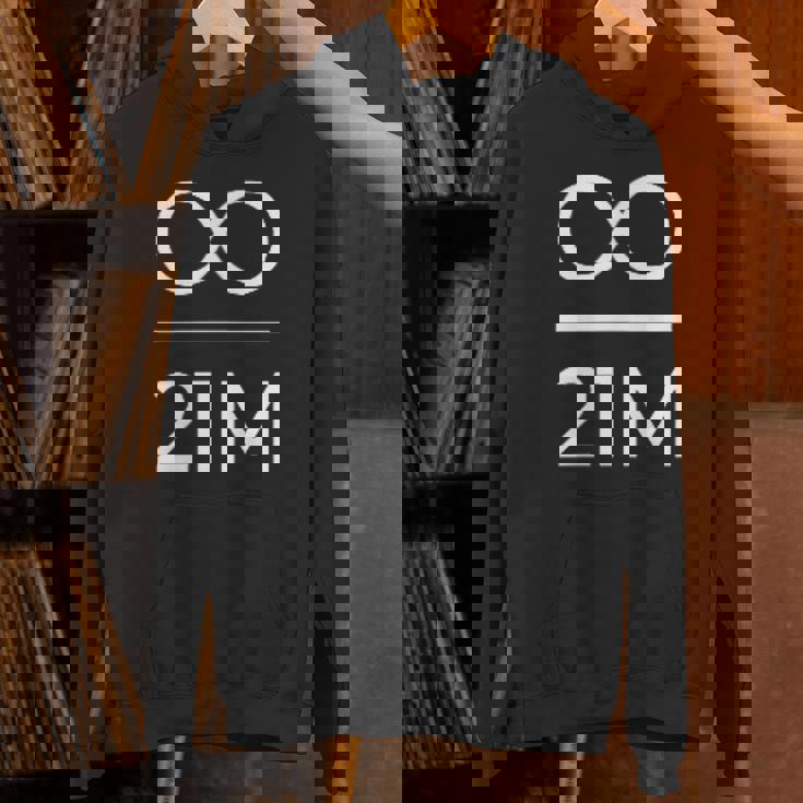 Bitcoin Infinity Divided By 21 Million Statement Plan B 21M Unisex Hoodie