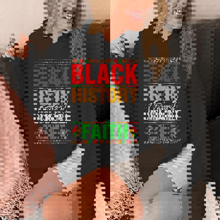 Black History Unshakeable Faith Junenth African American Unisex Hoodie