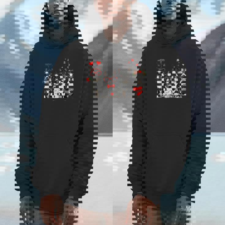 Boston Terrier Valentine Dog Lovers Unisex Hoodie