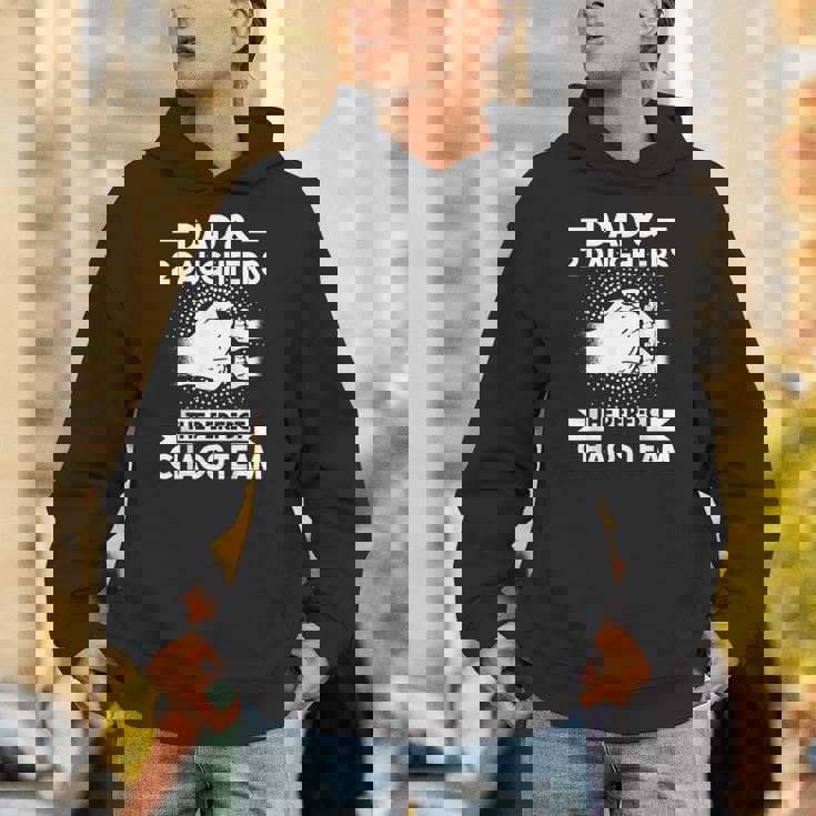 Dad & 2 Daughters The Perfect Chaos Team Dad Unisex Hoodie