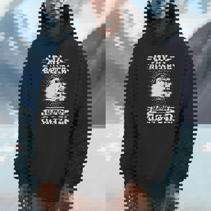 Dad & 2 Daughters The Perfect Chaos Team Dad Unisex Hoodie