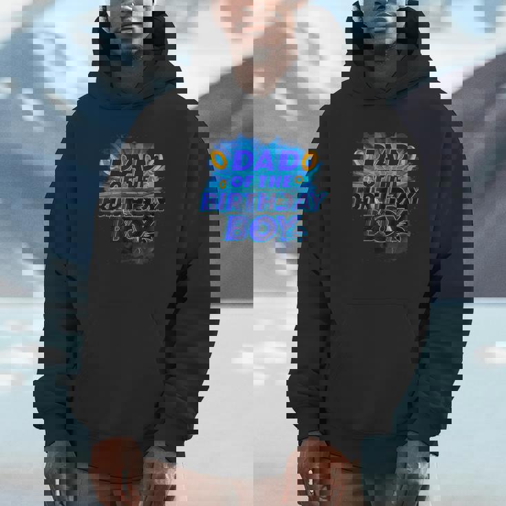 Dad Of The Birthday Boy Hedgehog Family Party Decorations Unisex Hoodie