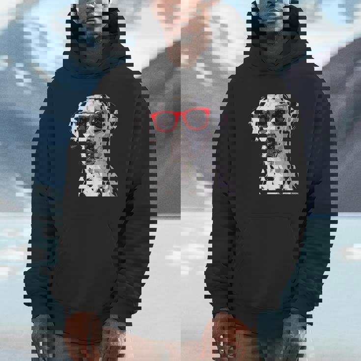 Dalmatian Dog Sunglasses Unisex Hoodie