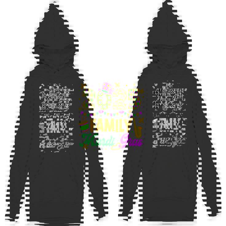 Family Mardi Gras 2025 Fat Tuesday Family Matching Outfit Unisex Hoodie