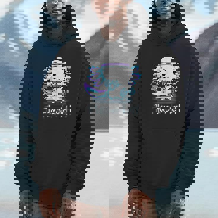 Flex-O-Lotl Weightlifting Axolotl Gym Work Out Fift Unisex Hoodie