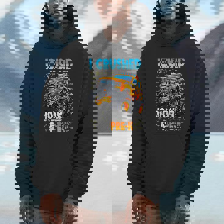 100Th Day Of School Boys I Crushed 100 Days Of Pre-K Unisex Hoodie