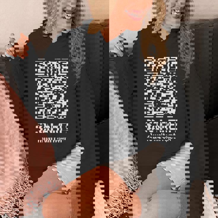 Qr Scan Me Trump 4547 Trump Dancing Code Back Unisex Hoodie