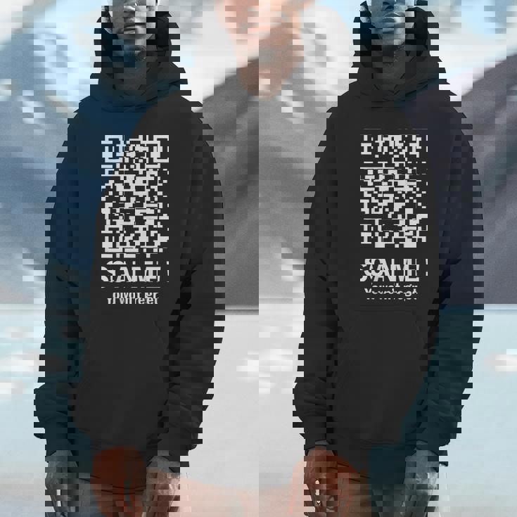 Qr Scan Me Trump 4547 Trump Dancing Code Back Unisex Hoodie