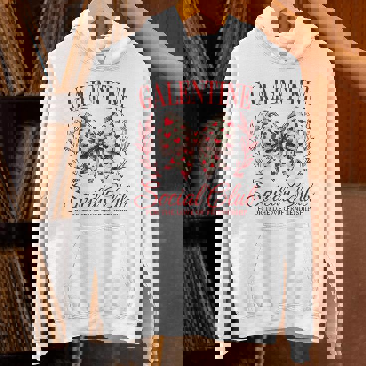 Galentine Social Club For The Love Of Friendship Valentine's Unisex Hoodie