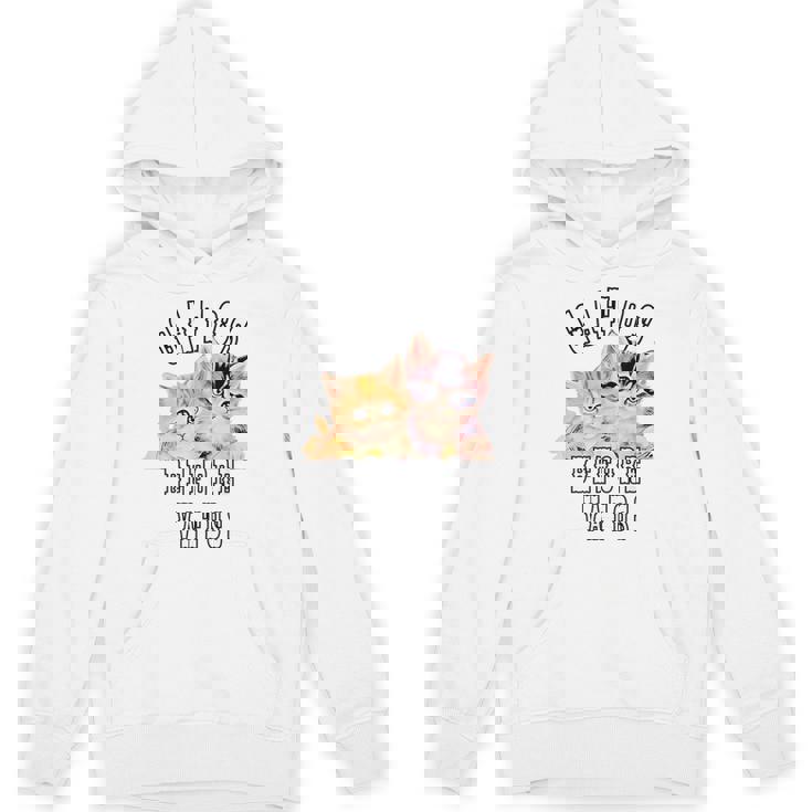 Gatos Before Vatos Galentines Day Valentines Vintage Cat Unisex Hoodie