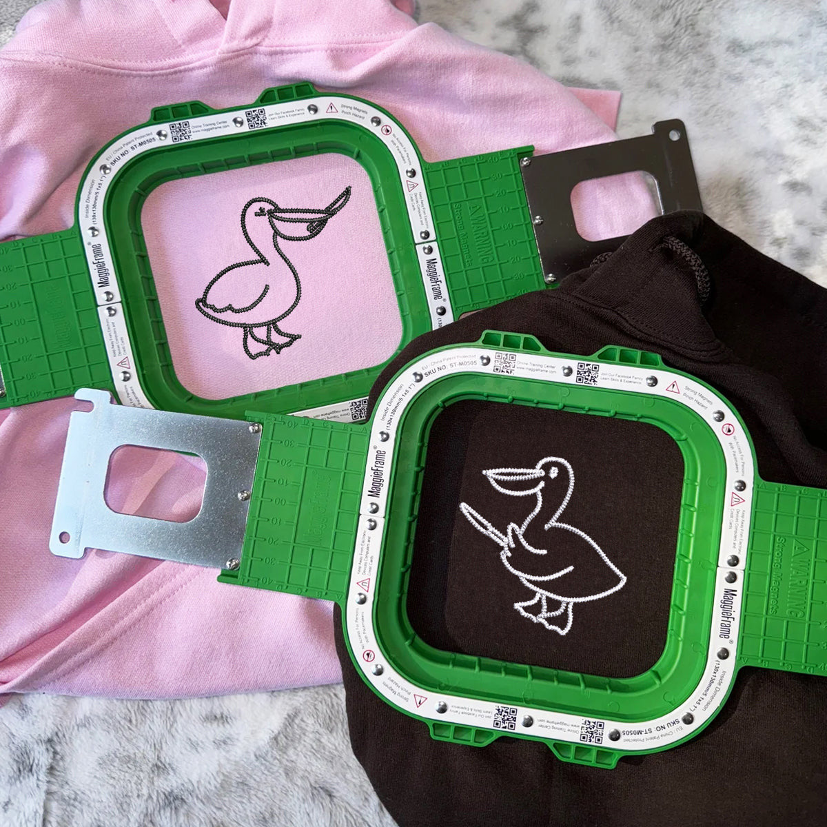 Custom Embroidered Pelican Knives Matching Hoodies for Couples