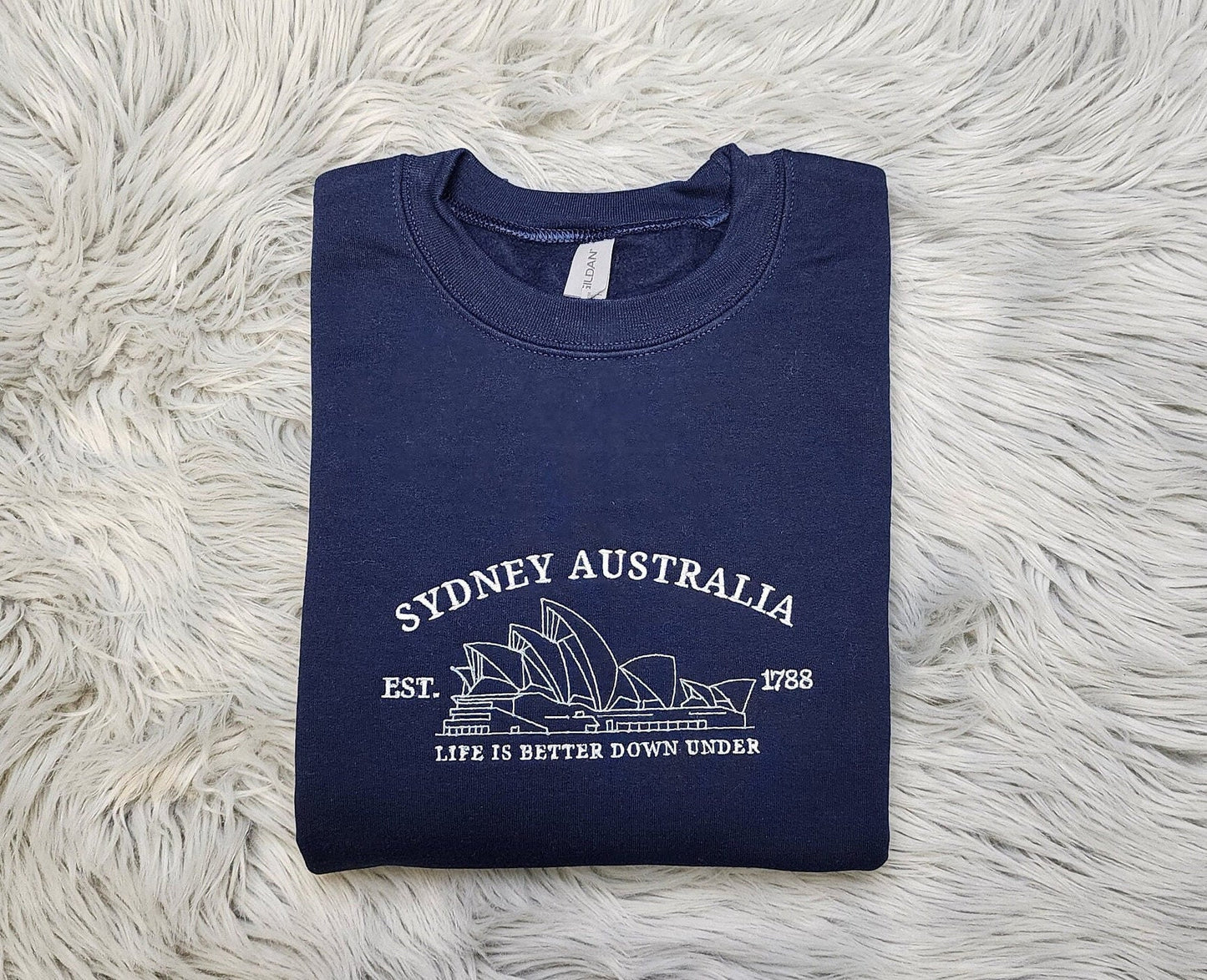 Embroidered Sydney Australia Sweatshirt, Sydney Australia Unisex Sweatshirt Unisex Sweatshirt or Hooded Sweatshirt