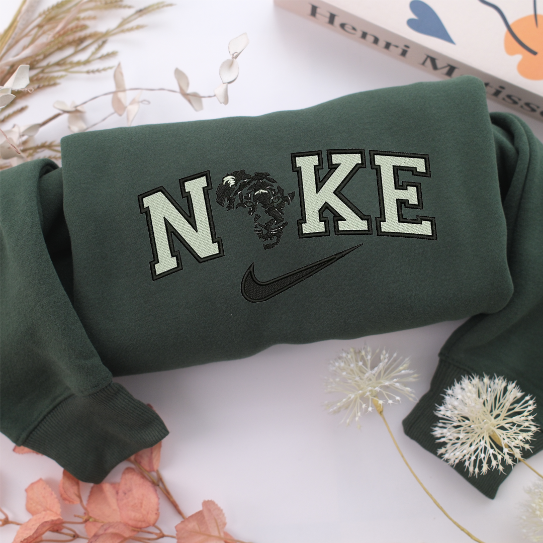 Nike Tiger v4 Nike Embroidered Sweatshirt, Nike Movie Inspired, Valentine's Day Gifts Idea For Him Her