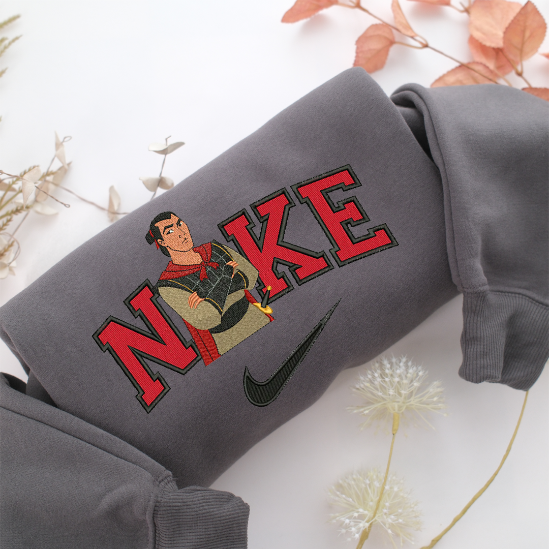 NIke Li Shang v1 Nike Embroidered Sweatshirt, Nike Movie Inspired, Valentine's Day Gifts Idea For Him Her