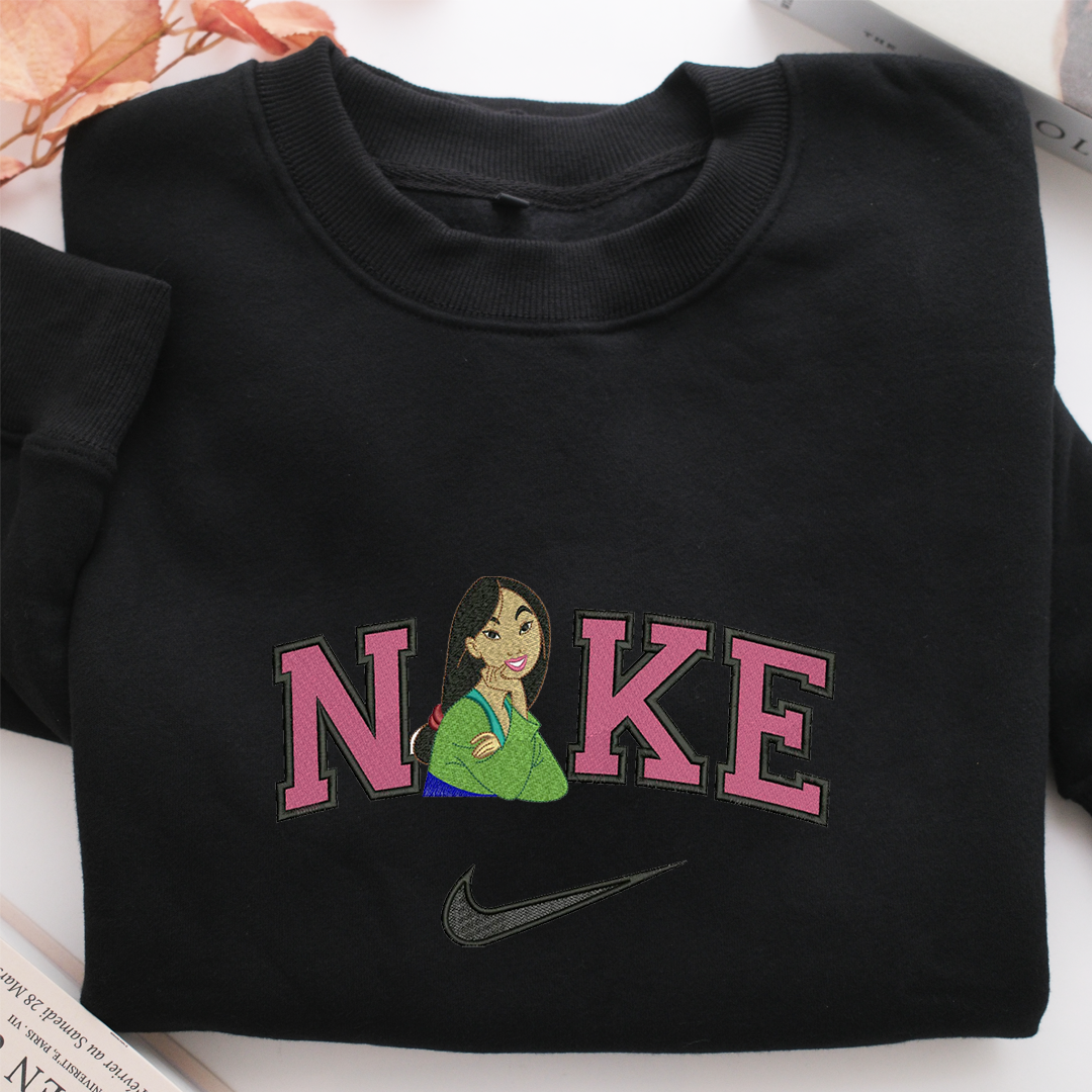 Nike Mulan Nike Embroidered Sweatshirt, Nike Movie Inspired, Valentine's Day Gifts Idea For Him Her