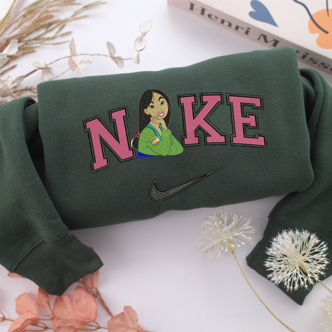 Nike Mulan Nike Embroidered Sweatshirt, Nike Movie Inspired, Valentine's Day Gifts Idea For Him Her
