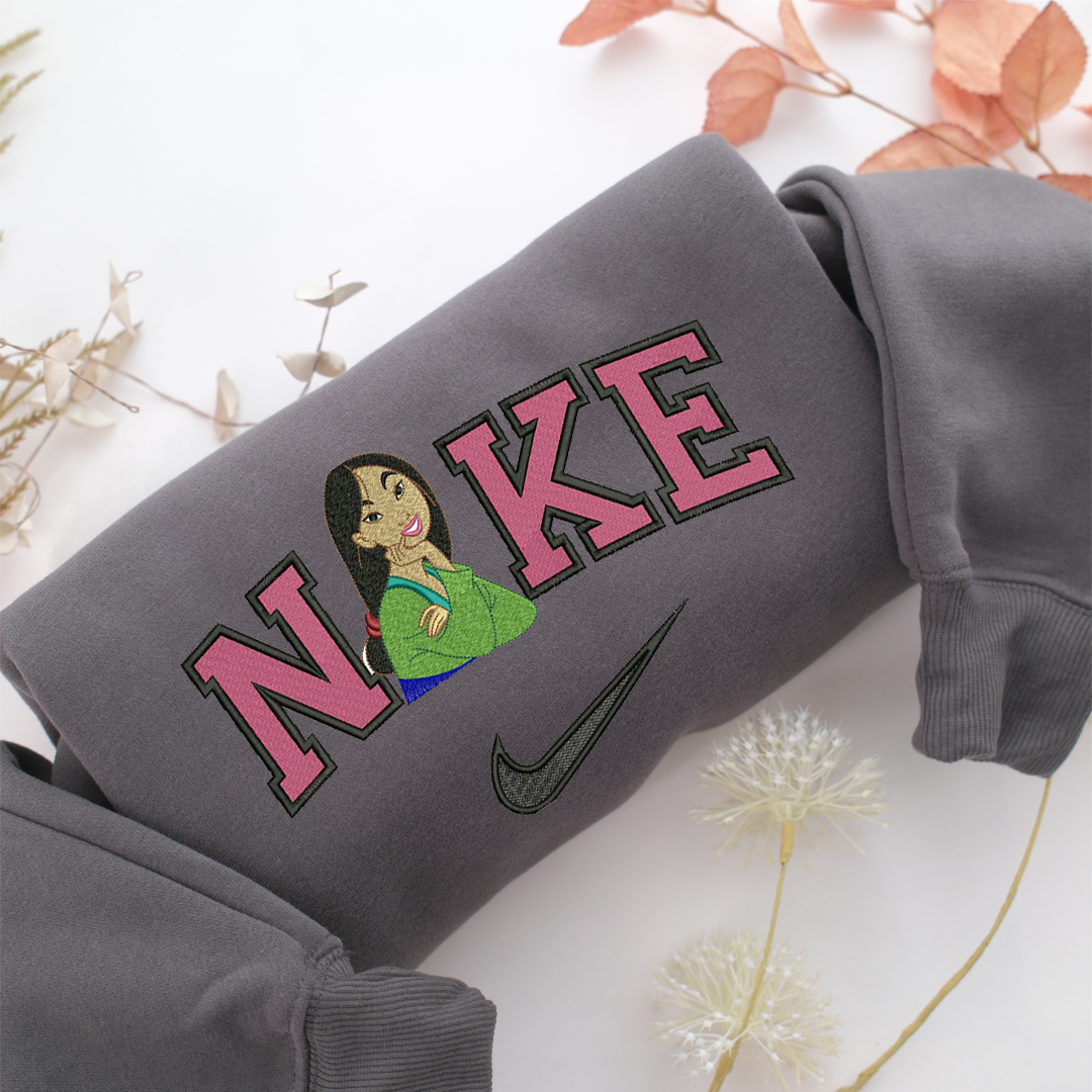 Nike Mulan Nike Embroidered Sweatshirt, Nike Movie Inspired, Valentine's Day Gifts Idea For Him Her