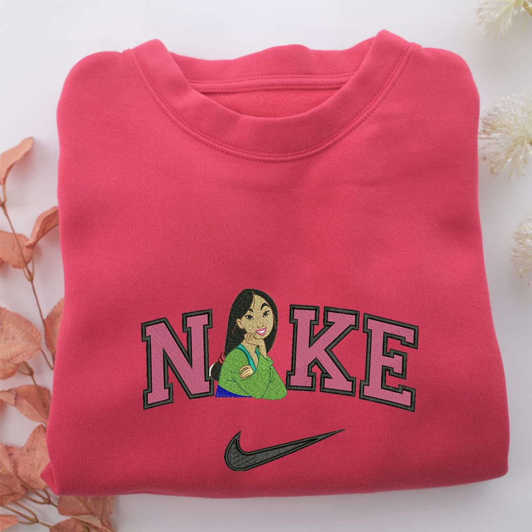 Nike Mulan Nike Embroidered Sweatshirt, Nike Movie Inspired, Valentine's Day Gifts Idea For Him Her