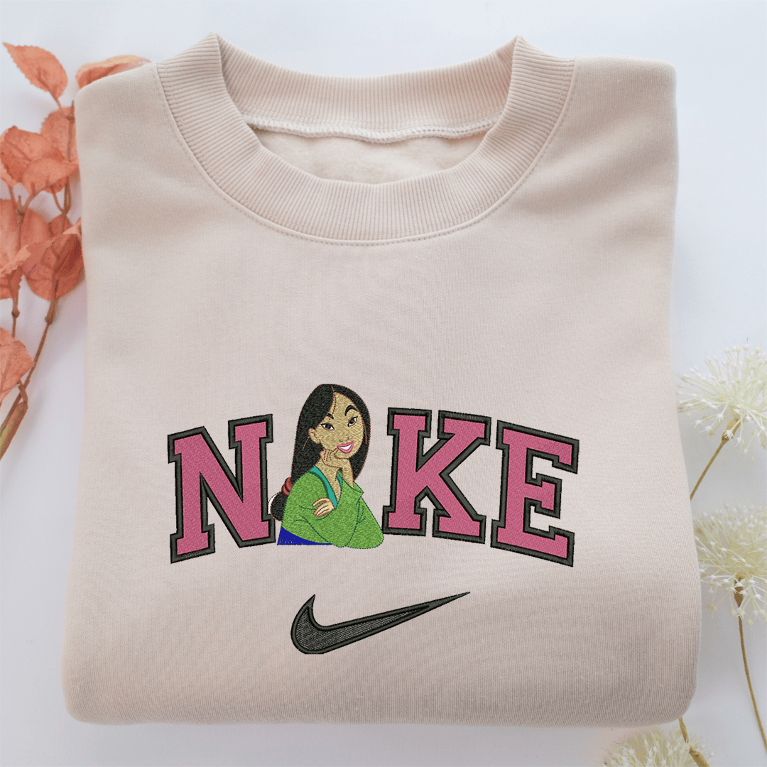 Nike Mulan Nike Embroidered Sweatshirt, Nike Movie Inspired, Valentine's Day Gifts Idea For Him Her