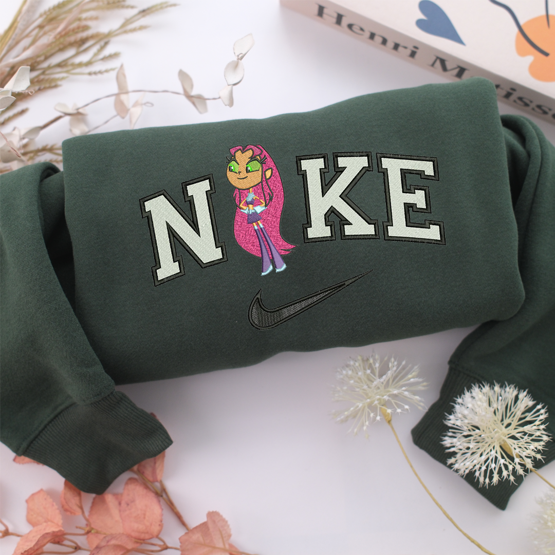 Nike Starfire Nike Embroidered Sweatshirt, Nike Movie Inspired, Valentine's Day Gifts Idea For Him Her