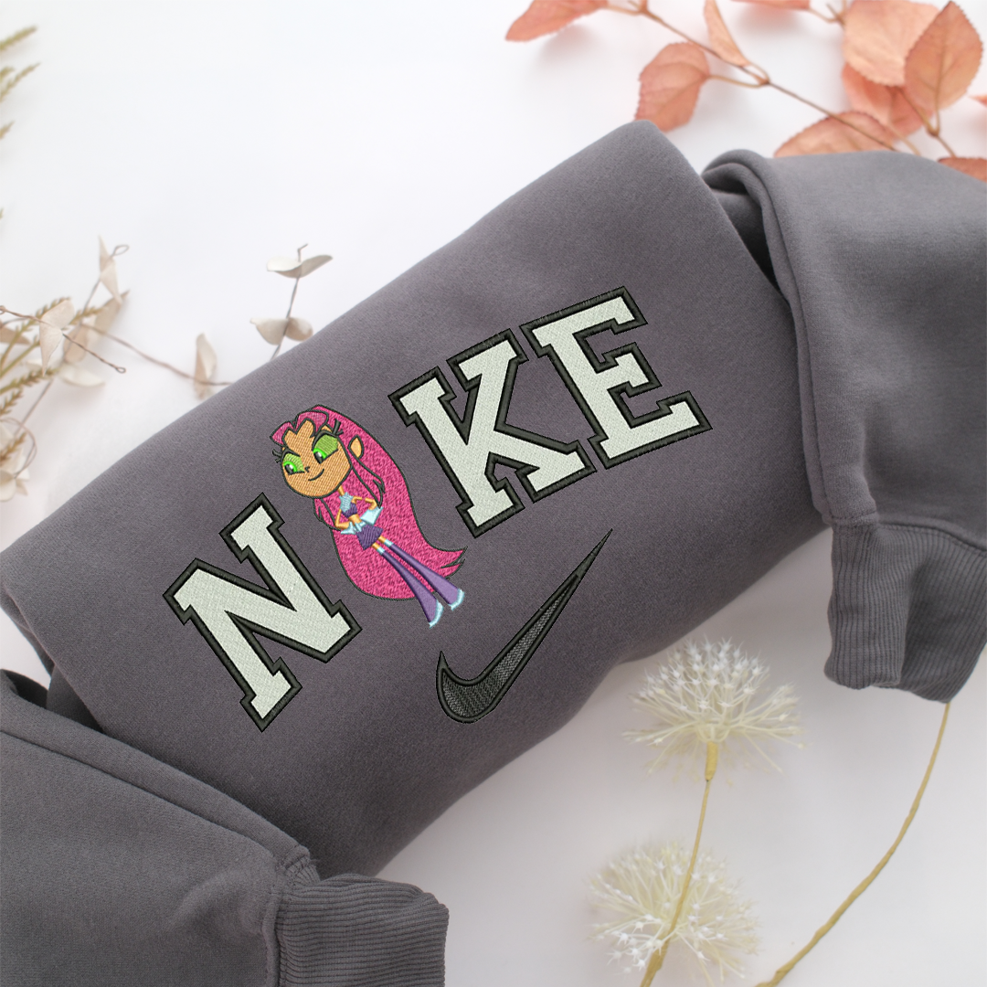 Nike Starfire Nike Embroidered Sweatshirt, Nike Movie Inspired, Valentine's Day Gifts Idea For Him Her