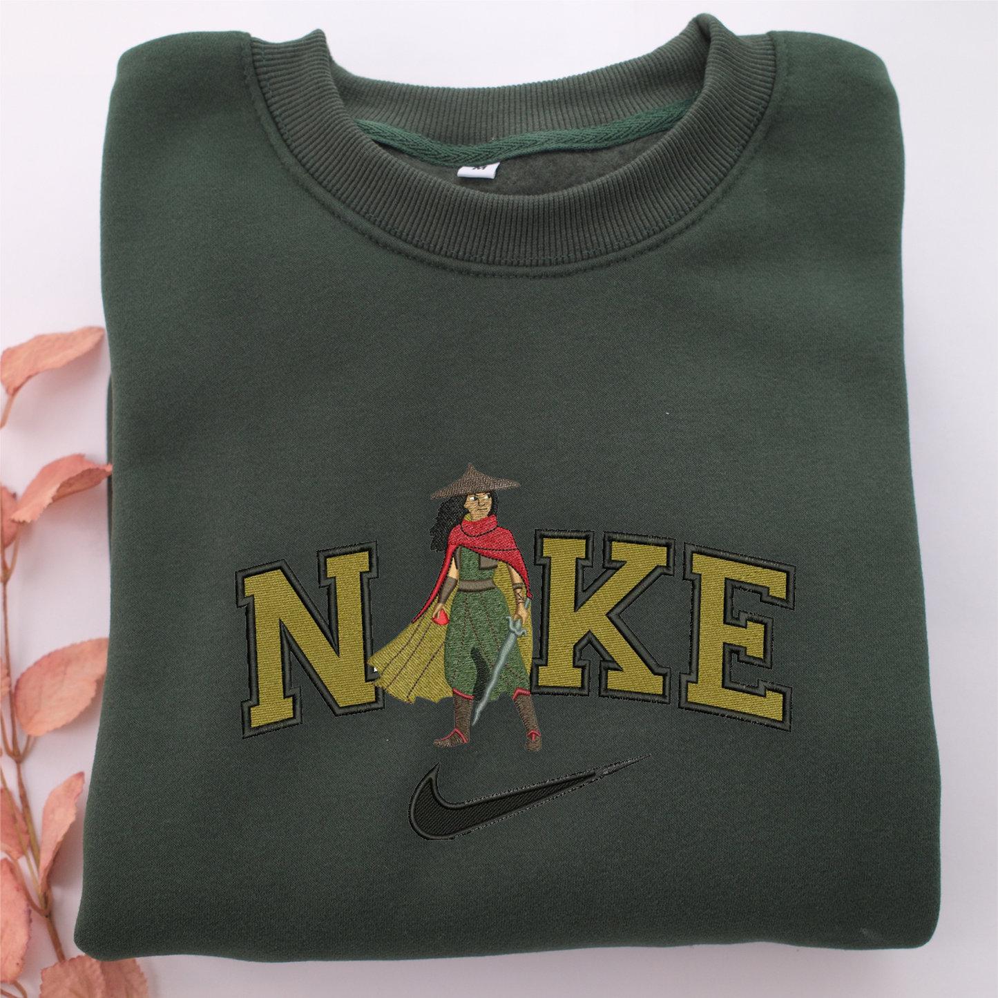Nike Raya Nike Embroidered Sweatshirt, Nike Movie Inspired, Valentine's Day Gifts Idea For Him Her