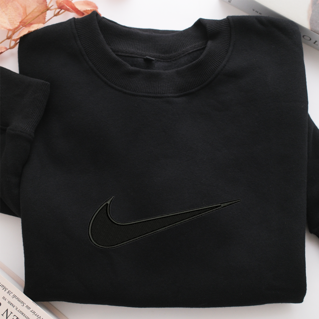 Nike Swoosh Nike Embroidered Sweatshirt, Nike Movie Inspired, Valentine's Day Gifts Idea For Him Her