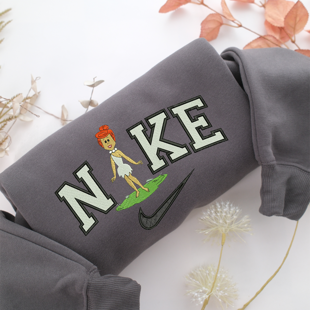 Nike Wilma Nike Embroidered Sweatshirt, Nike Movie Inspired, Valentine's Day Gifts Idea For Him Her