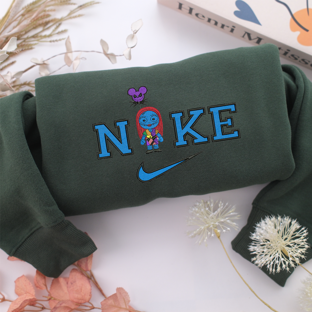 Nike Sally v3 Nike Embroidered Sweatshirt, Nike Movie Inspired, Valentine's Day Gifts Idea For Him Her