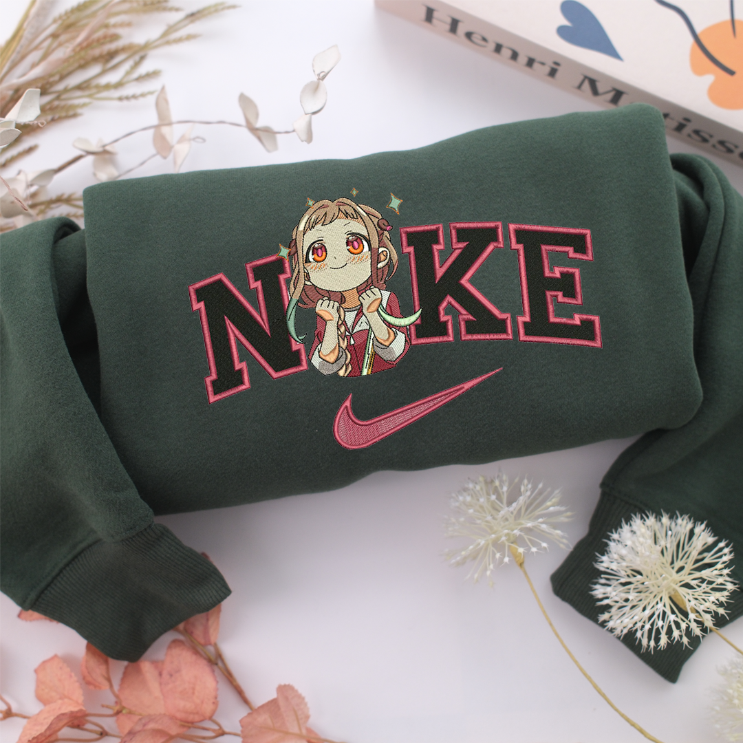 Nike Yashiro Nene v2 Nike Embroidered Sweatshirt, Nike Movie Inspired, Valentine's Day Gifts Idea For Him Her