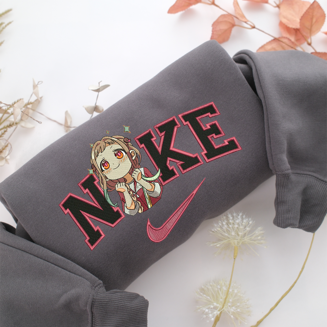 Nike Yashiro Nene v2 Nike Embroidered Sweatshirt, Nike Movie Inspired, Valentine's Day Gifts Idea For Him Her