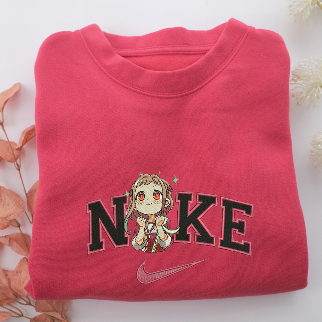 Nike Yashiro Nene v2 Nike Embroidered Sweatshirt, Nike Movie Inspired, Valentine's Day Gifts Idea For Him Her