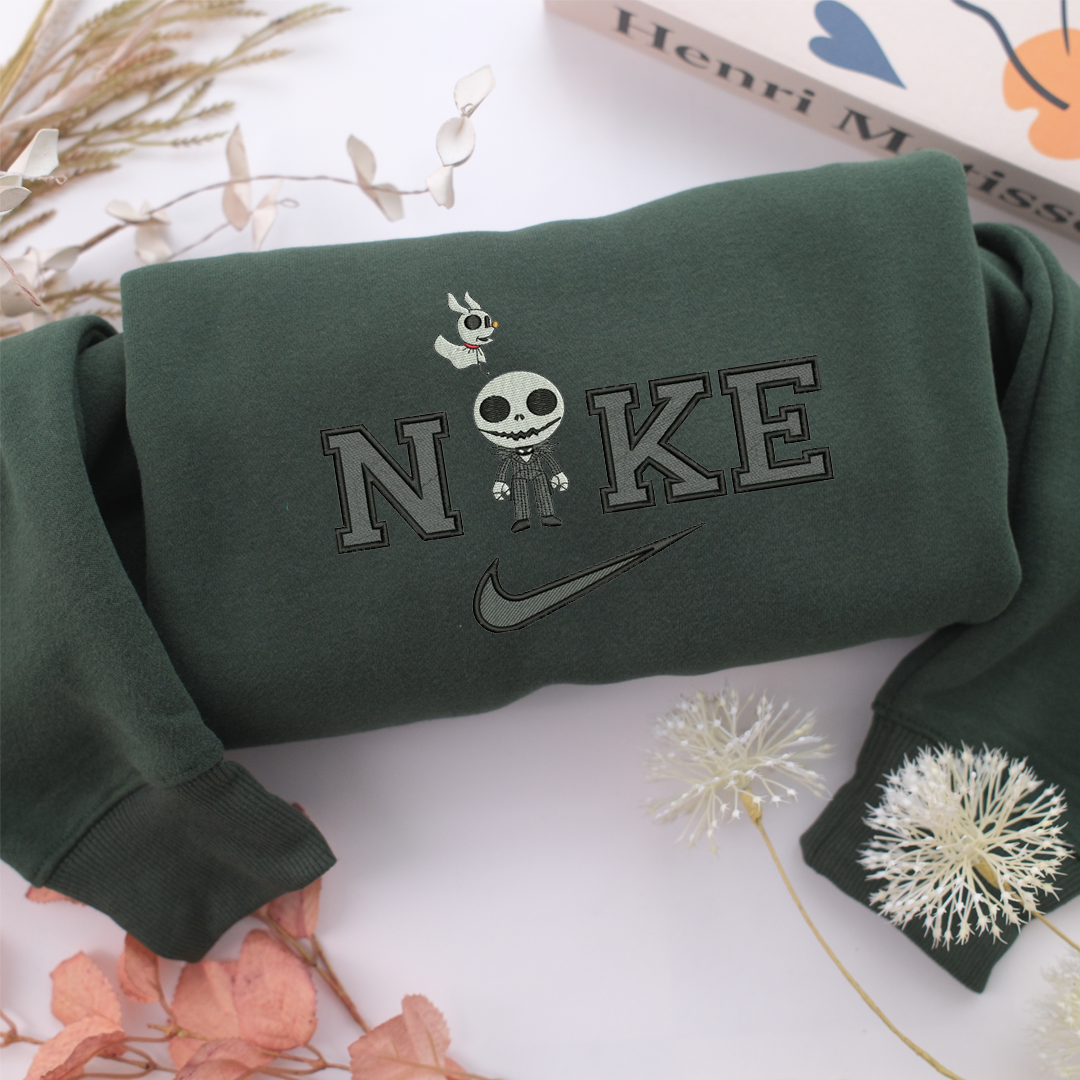 Nike Jack v3 Nike Embroidered Sweatshirt, Nike Movie Inspired, Valentine's Day Gifts Idea For Him Her