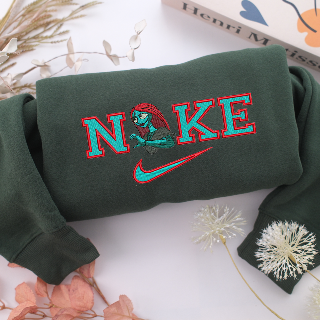 Nike Sally v2 Nike Embroidered Sweatshirt, Nike Movie Inspired, Valentine's Day Gifts Idea For Him Her