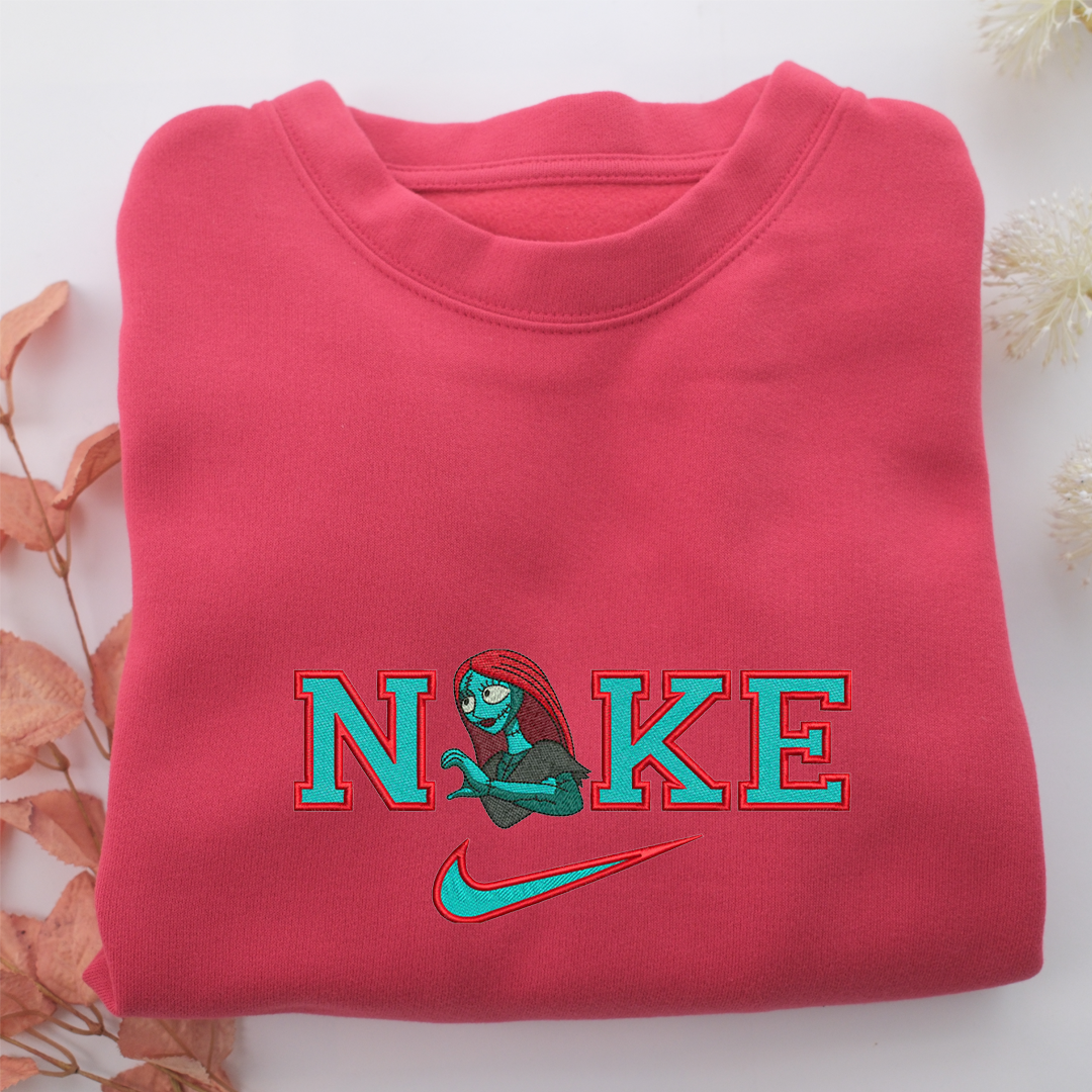 Nike Sally v2 Nike Embroidered Sweatshirt, Nike Movie Inspired, Valentine's Day Gifts Idea For Him Her
