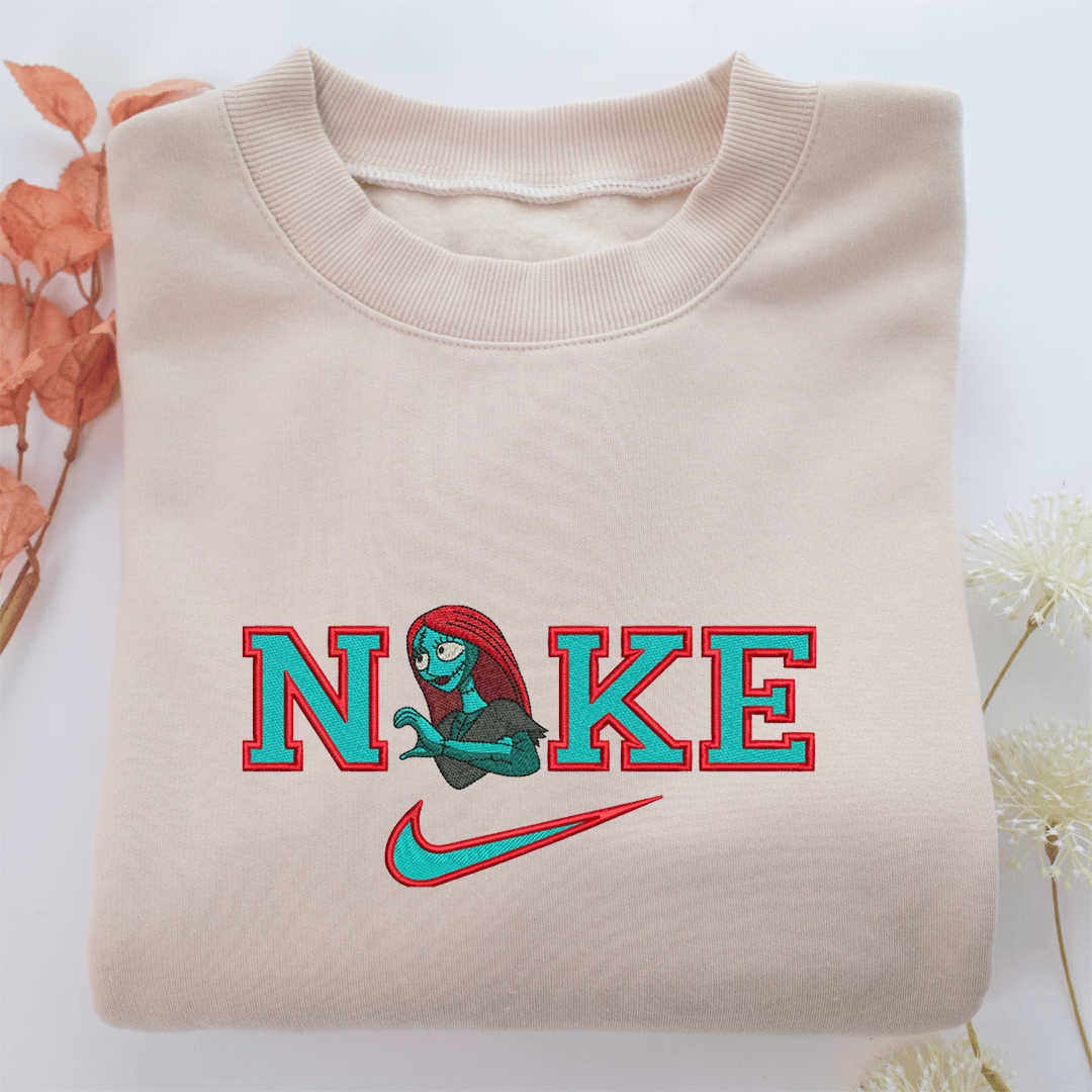 Nike Sally v2 Nike Embroidered Sweatshirt, Nike Movie Inspired, Valentine's Day Gifts Idea For Him Her